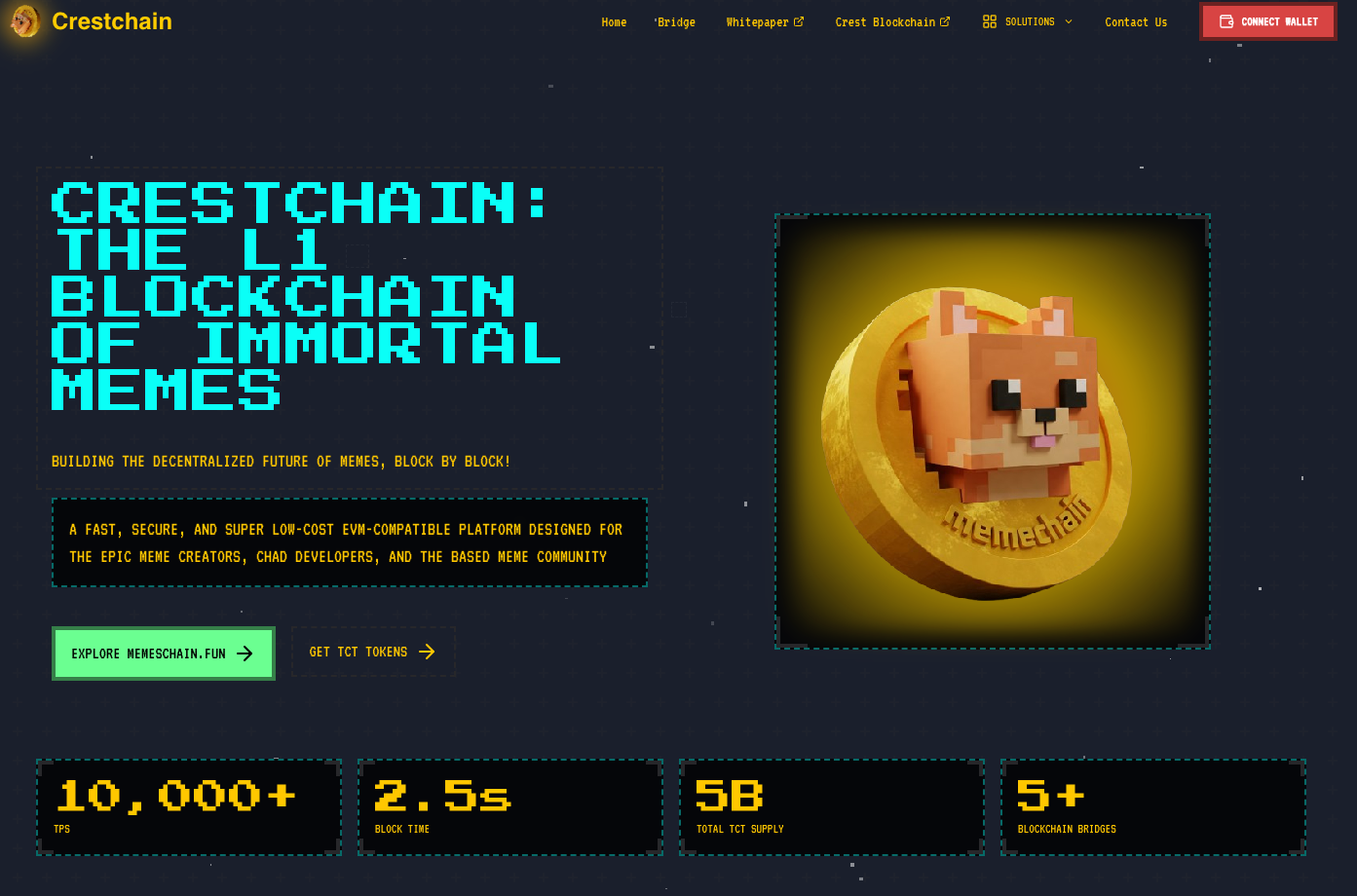 CrestChain - La Blockchain de los Memes
